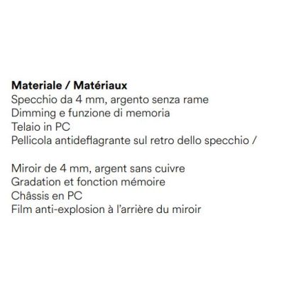 LAMPADA SPECCHIO 3 MISURE ROTONDO LED INTEGRATO LUCE DIMMERABILE TOUCH IP44 CCT 3000K-4000K-6500K