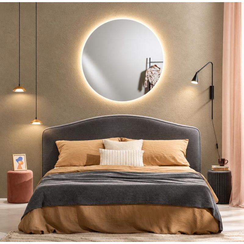 LAMPADA SPECCHIO 3 MISURE ROTONDO LED INTEGRATO LUCE DIMMERABILE TOUCH IP44 CCT 3000K-4000K-6500K