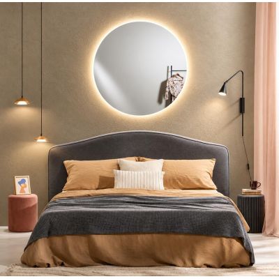 LAMPADA SPECCHIO 3 MISURE ROTONDO LED INTEGRATO LUCE DIMMERABILE TOUCH IP44 CCT 3000K-4000K-6500K