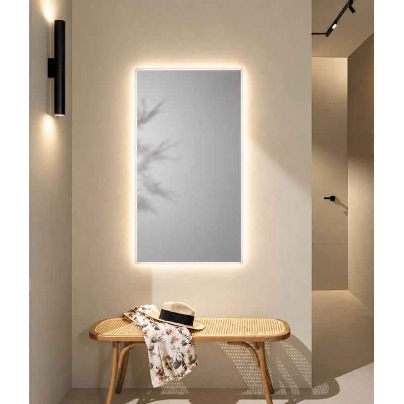 LAMPADA SPECCHIO 4 MISURE RETTANGOLARE A LED LUCE DIMMERABILE TOUCH IP44 CCT 3000K-4000K-6500K MODERNA
