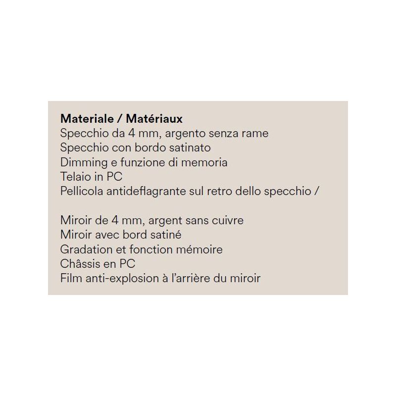 LAMPADA SPECCHIO 2 MISURE ROTONDO A LED LUCE DIMMERABILE TOUCH IP44 CCT 3000K-4000K-6500K MODERNA