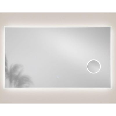 ZOOM LAMPADA SPECCHIO RETTANGOLARE CON LENTE DI INGRANDIMENTO LED 20W DIMMERABILE TOUCH IP44 CCT 3000K-4000K-6500K