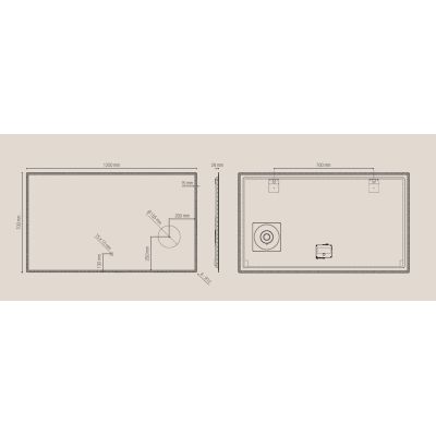ZOOM LAMPADA SPECCHIO RETTANGOLARE CON LENTE DI INGRANDIMENTO LED 20W DIMMERABILE TOUCH IP44 CCT 3000K-4000K-6500K