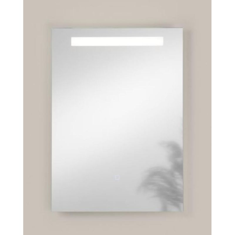 LAMPADA SPECCHIO RETTANGOLARE 50X70 CM LED 6W DIMMERABILE TOUCH IP44 CCT 3000K-4000K-6500K MODERNA