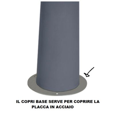 1106K ACCESSORIO COPRI BASE PER PALETTO 1106 DELLA BELFIORE 9010