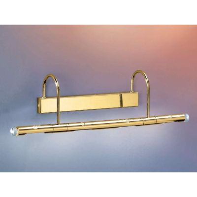 RUDY 4 APPLIQUE DA BAGNO O PARETE MODERNA IN METALLO DORATO LUCIDO CON LUCI ORIENTABILI Illuminando - Cristalensi Shop Online