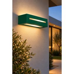 ASTER-A APPLIQUE ESTERNO IP54 2 COLORI DIFFUSORI IN VETRO MODERNO 1XE27 PROMOINGROSS PROMOINGROSS - Cristalensi Shop Online