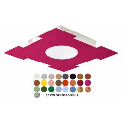 ATENE Q20 PLAFONIERA LED QUADRATA PICCOLA CM 20X20 IN 14 COLORI ECONOMICA PROMOINGROSS PROMOINGROSS - Cristalensi Shop Online