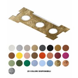 ATENE R50 PLAFONIERA RETTANGOLARE 50X20 CM 14 COLORI ECONOMICA LAMPADINE LED SOSTITUIBILI PROMOINGROSS - Cristalensi Shop Online
