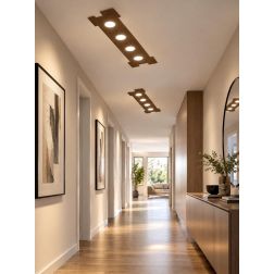 ATENE R70 PLAFONIERA RETTANGOLARE 70X20 CM BIANCA ECONOMICA LAMPADINE LED SOSTITUIBILI PROMOINGROSS - Cristalensi Shop Online 2