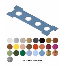 ATENE R70 PLAFONIERA RETTANGOLARE 70X20 CM BIANCA ECONOMICA LAMPADINE LED SOSTITUIBILI PROMOINGROSS - Cristalensi Shop Online