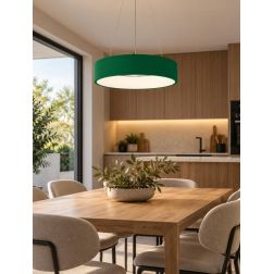 AURORA S45 SOSPENSIONE A LAMPADARIO DIAMETRO 45 CM LED 27W 14 COLORI MODERNA PROMOINGROSS - Cristalensi Shop Online 2