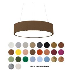 AURORA S45 SOSPENSIONE A LAMPADARIO DIAMETRO 45 CM LED 27W 14 COLORI MODERNA PROMOINGROSS - Cristalensi Shop Online