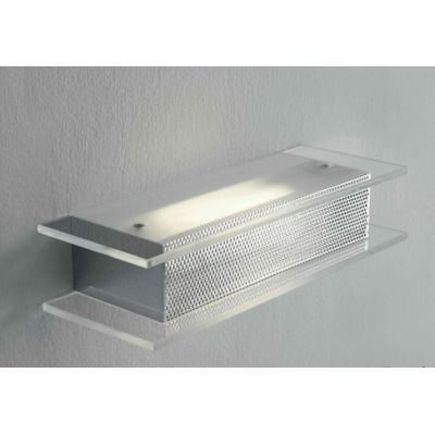 TETI 10 LED APPLIQUE IN METALLO CROMO E VETRI SATINATI LED 10W LUCE 3000K MODERNA Illuminando - Cristalensi Shop Online