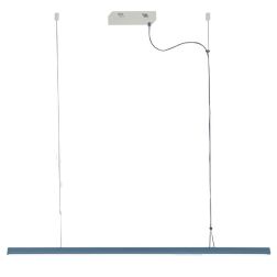 BAR SOSPENSIONE LINEARE BIANCA O NERA LED 40W DIMMERABILE LUNGHEZZA CM 120 DESIGN MODERNO 2