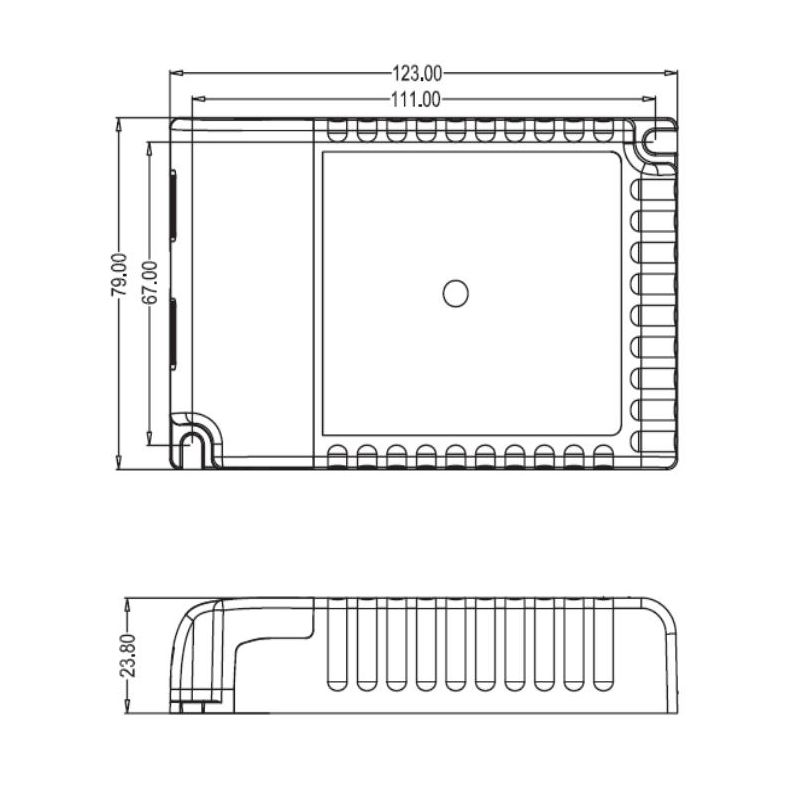 026.307 DRIVER DIMMERABILE DALI2/PUSH/1-10V 40.6W 700mA/52.2W 900mA/50.4W 1050mA/50.4W 1400mA BELFIORE 9010
