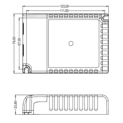 026.307 DRIVER DIMMERABILE DALI2/PUSH/1-10V 40.6W 700mA/52.2W 900mA/50.4W 1050mA/50.4W 1400mA BELFIORE 9010