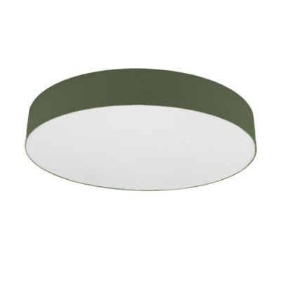 BOX PLAFONIERA ROTONDA D40 CM LED 50W LUCE 3000K-4000K IN METALLO 26 COLORI MODENA