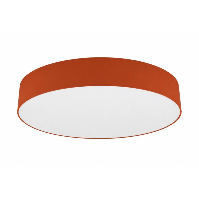 BOX PLAFONIERA ROTONDA D50 CM LED 80W LUCE 3000K-4000K IN METALLO 26 COLORI MODENA
