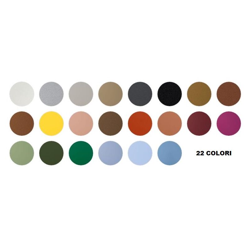 CONY SOSPENSIONE 5 LUCI ROTONDA LED 35W CCT 3000K-4000K IN METALLO 22 COLORI CON DIFFUSORI TRASPARENTI