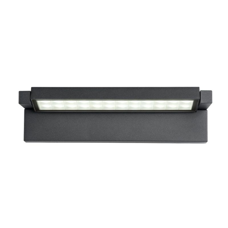 CORNER APPLIQUE ORIENTABILE DA ESTERNI IP65 LED 36W LUCE CCT 3000K-4000K IN ALLUMINIO BIANCO,RUGGINE O NERO