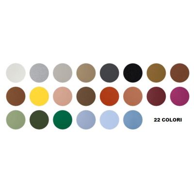 DIZZY PLAFONIERA D90 CM LED 46W DIMMERABILE IN METALLO 22 COLORI DESIGN MODERNO