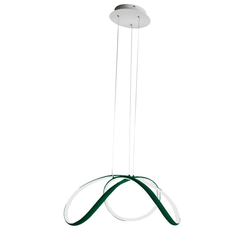 DIZZY SOSPENSIONE MODERNA D90 CM LED 46W DIMMERABILE IN METALLO 22 COLORI