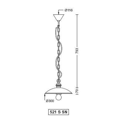 Sospensione esterna 521 Garden Luce - Cristalensi Shop Online