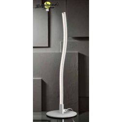 ANELLI LAMPADA DA TAVOLO AD ONDA MODERNA IN METALLO BIANCO LED 5W LUCE 3000K DI ILLUMINANDO Illuminando - Cristalensi Shop Onlin 2