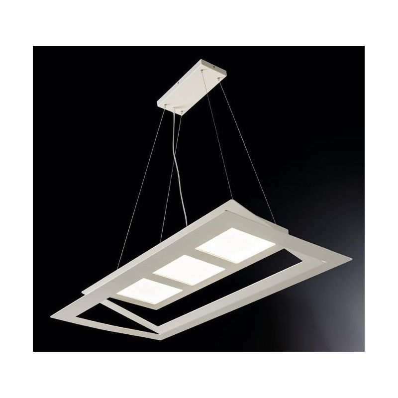 SKY LAMPADARIO A SOSPENSIONE ULTRAMODERNO CON BIEMISSIONE DI LUCE BIANCO O SABBIA DI ILLUMINANDO Illuminando - Cristalensi Shop 