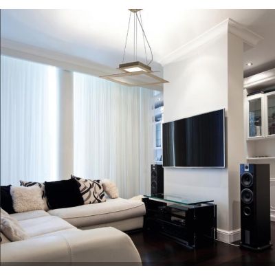 SKY SOSPENSIONE QUADRATA ULTRAMODERNA CON BIEMISSIONE DI LUCE BIANCO O SABBIA DI ILLUMINANDO Illuminando - Cristalensi Shop Onli