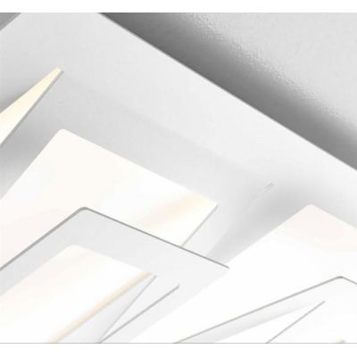 SKY LAMPADA DA SOFFITTO ULTRAMODERNA CON LED DA 60W IN METALLO BIANCO O SABBIA DI ILLUMINANDO Illuminando - Cristalensi Shop Onl