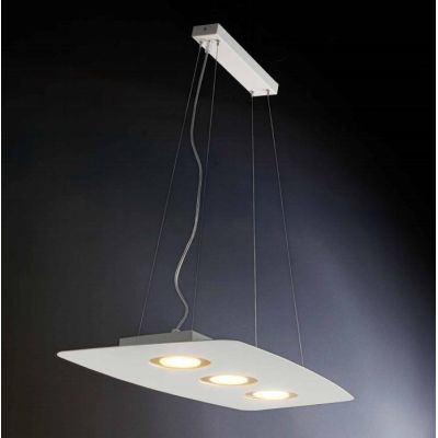DEMETRA BIANCA SOSPENSIONE DI ILLUMINANDO CON ANELLI DI 8 COLORI E LAMPADINE GX53 Illuminando - Cristalensi Shop Online
