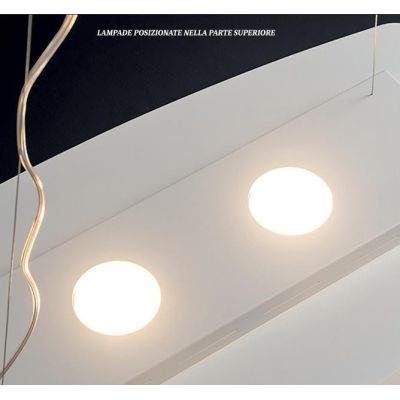 DEMETRA NERA SOSPENSIONE MODERNA 8 LUCI DI ILLUMINANDO CON ANELLI IN 8 COLORI A SCELTA Illuminando - Cristalensi Shop Online