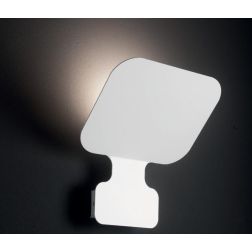 SAMU 1 LAMPADA DA PARETE PICCOLA MODERNA IN METALLO BIANCO DI ILLUMINANDO LAMPADINA GX53 Illuminando - Cristalensi Shop Online