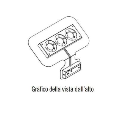 SAMU 3 LAMPADA DA PARETE MODERNA IN METALLO BIANCO DI ILLUMINANDO LAMPADINA GX53 Illuminando - Cristalensi Shop Online