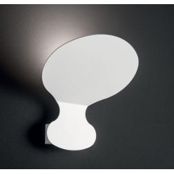 LARA 1 PICCOLA LAMPADA DA PARETE MODERNA IN METALLO BIANCO DI ILLUMINANDO LAMPADINA GX53 Illuminando - Cristalensi Shop Online