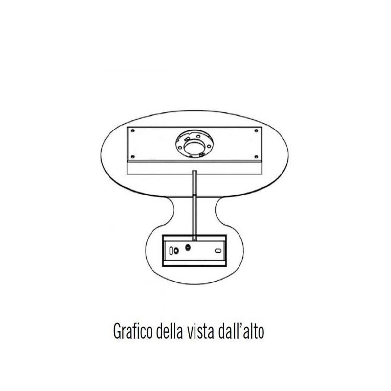 LARA 1 PICCOLA LAMPADA DA PARETE MODERNA IN METALLO BIANCO DI ILLUMINANDO LAMPADINA GX53 Illuminando - Cristalensi Shop Online