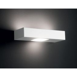 UP DOWN APPLIQUE CM 27 IN METALLO BIANCO, ANTRACITE O SABBIA CON BIEMISSIONE DI LUCE DI ILLUMINANDO Illuminando - Cristalensi Sh 2