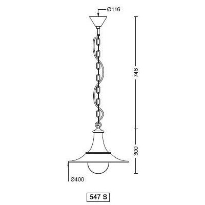 Sospensione esterna Garden Luce - Cristalensi Shop Online