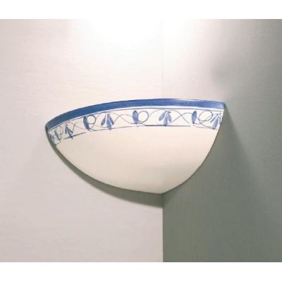 APPLIQUE IN TERRACOTTA AD ANGOLO STILE CLASSICO DECORATA A MANO DELLA IMAS IMAS - Cristalensi Shop Online