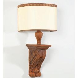 APPLIQUE CAPITELLO IN TERRACOTTA CON PARALUME MADE IN ITALY DELLA IMAS IMAS - Cristalensi Shop Online