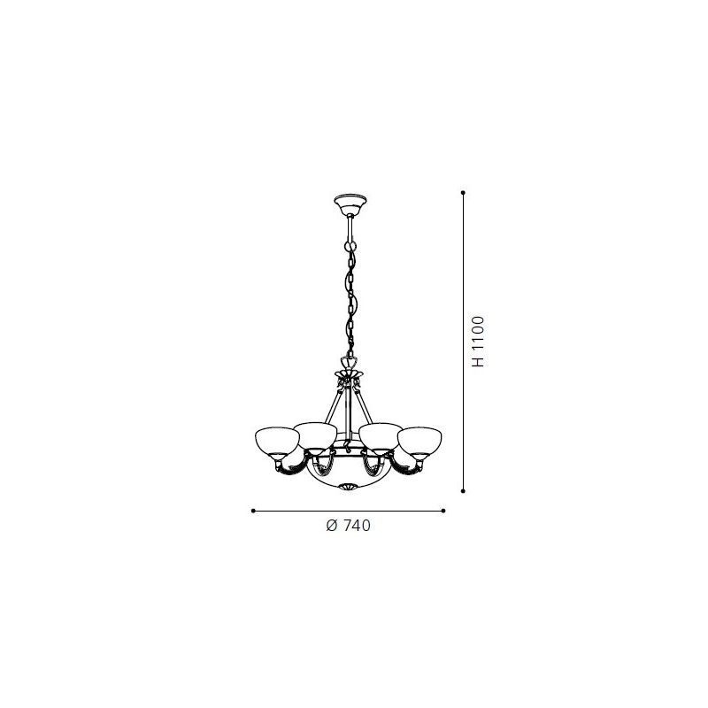 SAVOY LAMPADA A SOSPENSIONE IN METALLO BRUNITO DI EGLO CLASSICA EGLO - Cristalensi Shop Online