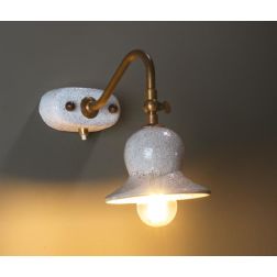 APPLIQUE CON SNODO RUSTICO IN TERRACOTTA E OTTONE INVECCHIATO DELLA IMAS IMAS - Cristalensi Shop Online