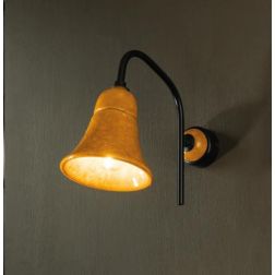 APPLIQUE RUSTICA IN CERAMICA E METALLO NERO MADE IN ITALY DELLA IMAS IMAS - Cristalensi Shop Online