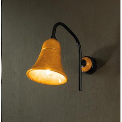 APPLIQUE RUSTICA IN CERAMICA E METALLO NERO MADE IN ITALY DELLA IMAS IMAS - Cristalensi Shop Online