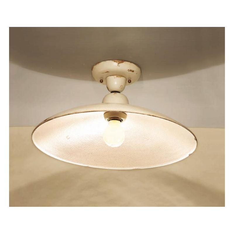 PLAFONIERA D44 IN TERRACOTTA DECORATA A MANO PRODOTTA IN ITALIA DALLA IMAS IMAS - Cristalensi Shop Online