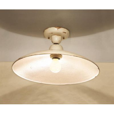 PLAFONIERA D44 IN TERRACOTTA DECORATA A MANO PRODOTTA IN ITALIA DALLA IMAS IMAS - Cristalensi Shop Online