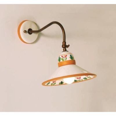 APPLIQUE IN TERRACOTTA DECORATA A MANO E OTTONE PRODOTTA IN ITALIA DALLA IMAS IMAS - Cristalensi Shop Online