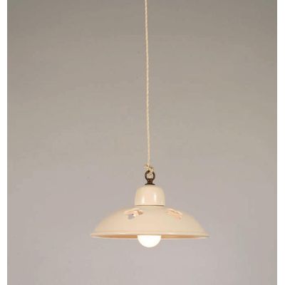 SOSPENSIONE IN TERRACOTTA INTAGLIATA STILE RUSTICO MADE IN ITALY DELLA IMAS IMAS - Cristalensi Shop Online